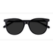 Female s round Black Acetate Prescription sunglasses - Eyebuydirect s Sun Bardot