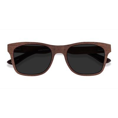 Unisex s rectangle Wood Eco Friendly,Wood Texture Prescription sunglasses - Eyebuydirect s Bosk
