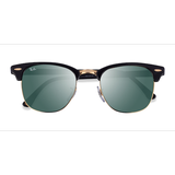 Unisex s browline Black Acetate,Metal Prescription sunglasses - Eyebuydirect s Ray-Ban RB3016