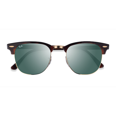 Unisex s browline Tortoise Acetate,Metal Prescription sunglasses - Eyebuydirect s Ray-Ban RB3016