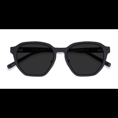Unisex s geometric Matte Black Acetate,Metal Prescription sunglasses - Eyebuydirect s Electro