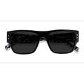 Unisex s square Black Acetate Prescription sunglasses - Eyebuydirect s Espy