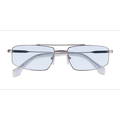 Unisex s aviator Matt Silver Metal Prescription sunglasses - Eyebuydirect s Alto