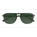 Male s square Crystal Green Acetate Prescription sunglasses - Eyebuydirect s Koontz