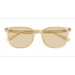 Unisex s square Crystal Yellow Eco Friendly,Plastic Prescription sunglasses - Eyebuydirect s Airglow