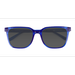 Unisex s square Crystal Blue Eco Friendly,Plastic Prescription sunglasses - Eyebuydirect s Coastline