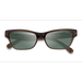 Female s horn Transparent Dark Khaki Acetate Prescription sunglasses - Eyebuydirect s Vogue Eyewear VO5514S