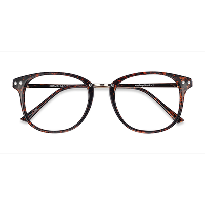 Unisex s square Tortoise Plastic, Metal Prescription eyeglasses - Eyebuydirect s Cosmo
