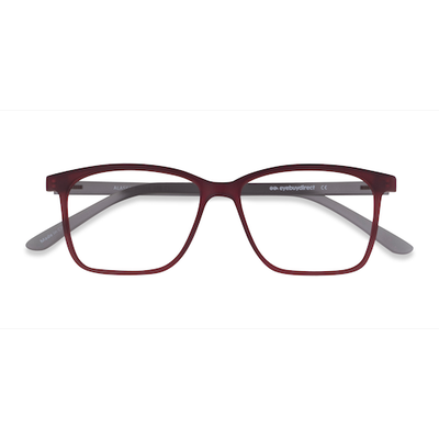 Unisex s rectangle Red Plastic Prescription eyeglasses - Eyebuydirect s Alaska