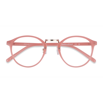 Female s round Coral Metal,Plastic Prescription eyeglasses - Eyebuydirect s Chillax