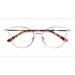 Female s horn Light Gold Metal Prescription eyeglasses - Eyebuydirect s Trance