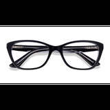 Unisex s rectangle Black Acetate Prescription eyeglasses - Eyebuydirect s Vogue Eyewear VO2961