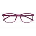 Female s rectangle Purple Plastic Prescription eyeglasses - Eyebuydirect s Unwind