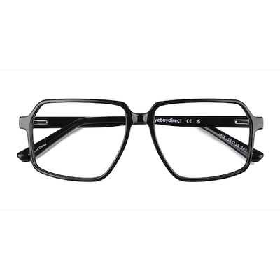 Male s square Black Acetate Prescription eyeglasses - Eyebuydirect s Mix