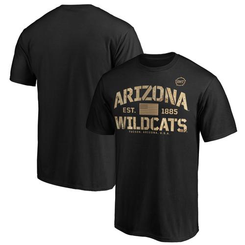 Herren Arizona Wildcats OHT Militär-Anerkennungs-Bootcamp Fanatics T-Shirt, schwarz