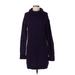 525 America Casual Dress - Sweater Dress: Purple Dresses - Women's Size Small