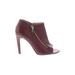 Isola Heels: Burgundy Shoes - Women's Size 9 1/2