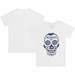 Toddler Tiny Turnip White Kentucky Wildcats Sugar Skull T-Shirt