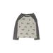 OshKosh B'gosh Long Sleeve T-Shirt: Gray Tops - Kids Girl's Size 7