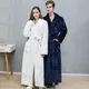 Female Autumn and Winter Warm Long Coral Velvet Thick Couple Bath Bathrobes Men Women Pajamas Shower