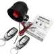 12V Car Security System Horn Siren Alarm with 2 Remote Controls Anti-Theft One-Way Automotive Alarm