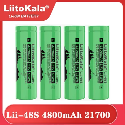 Neue liitokala Lii-48S 3 7 v 4800 9 6 mah li-lon wiederauf ladbare batterie 1 5a leistung 2c rate