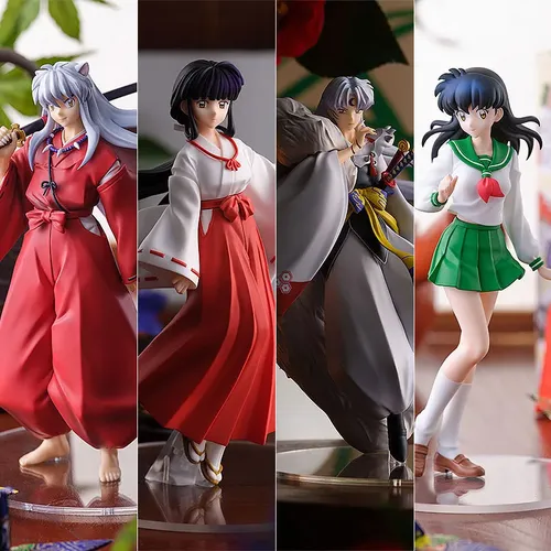 18cm Anime Inuyasha Figur Inuyasha Kikyō Sessumaru Higurashi Kagome PVC Action figur Modell
