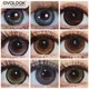 OVOLOOK-10 Ton Kosmetische Linsen Farbige Linsen für Augen Schönheit Auge Farbe Objektiv für Myopie