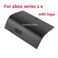Couvercle de batterie noir et blanc avec logo pour manette XBox S X couvercle arrière porte