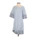 Tommy Hilfiger Casual Dress - Shift: Blue Dresses - Women's Size 2X-Small