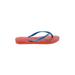 Havaianas Flip Flops: Blue Print Shoes - Women's Size 35 - Open Toe