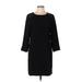 PREMISE Casual Dress - Sheath: Black Solid Dresses - Women's Size 10