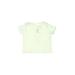 Carter's Short Sleeve T-Shirt: Green Print Tops - Size 0-3 Month