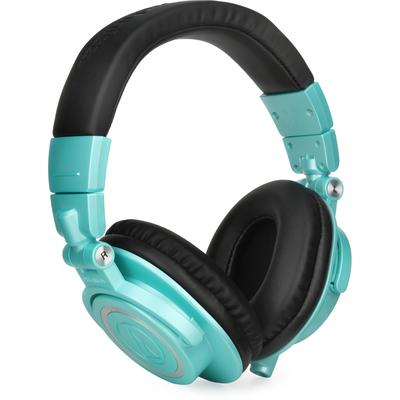 Audio-Technica ATH-M50x Closed-back Studio Monitoring Headphones - Ice Blue, Limited Edition