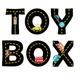 "TOY BOX, TOYS Stickers, Transport Theme, Road Design Stickers, Cars, Taxi, Fire Trucks, 3\" High, 7.62 cm high, Vinyl Stickers, Quirky Style"