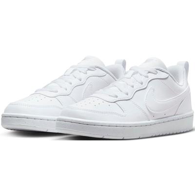 Sneaker NIKE SPORTSWEAR "COURT BOROUGH LOW RECRAFT (GS)", Gr. 38, weiß (weiß, weiß), Synthetik, Textil, sportlich, Schuh