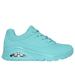 Skechers Women's Uno - Stand on Air Sneaker | Size 11.0 | Turquoise | Textile/Synthetic