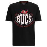 Men's BOSS X NFL Black Tampa Bay Buccaneers Trap T-Shirt
