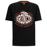 Men's BOSS X NFL Black Denver Broncos Trap T-Shirt