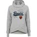 Girls Youth Heather Gray Chicago Bears Go For It Funnel Neck Raglan Pullover Hoodie