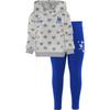 Girls Infant Gray/Royal Kentucky Wildcats Heart To Pullover Hoodie and Leggings Set