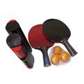 Zingther Complete Portable Table Tennis Bats and Net Set Including 2 Professional Racquets, Retractable Ping Pong Net/Post and 3 Balls in a Carry Case