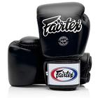Fairtex BGV1 Muay Thai Boxing Training Sparring Gloves (Black, 16 oz)
