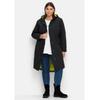 Funktionsmantel SHEEGO "Große Größen", Damen, Gr. 44, schwarz, Obermaterial: 64% Baumwolle, 36% Polyamid;Futter: 100% Polyester;Wattierung: 100% Polyester, unifarben, casual, figurumspielend normal, Langarm, Mäntel, mit Kapuze und Kontrastfutter,...