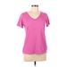 Nike Active T-Shirt: Pink Activewear - Women's Size Large