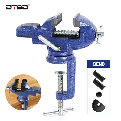 30mm Bench Vise Multifunctional Jewelers Vice Clamp-On Bench Vise With Large Anvil Clamp On Table Mini Hand Tool