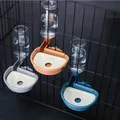 Automatische Haustiersc halen Katzen käfig hängen Wasser flasche Spender Schüssel für Welpen Katzen