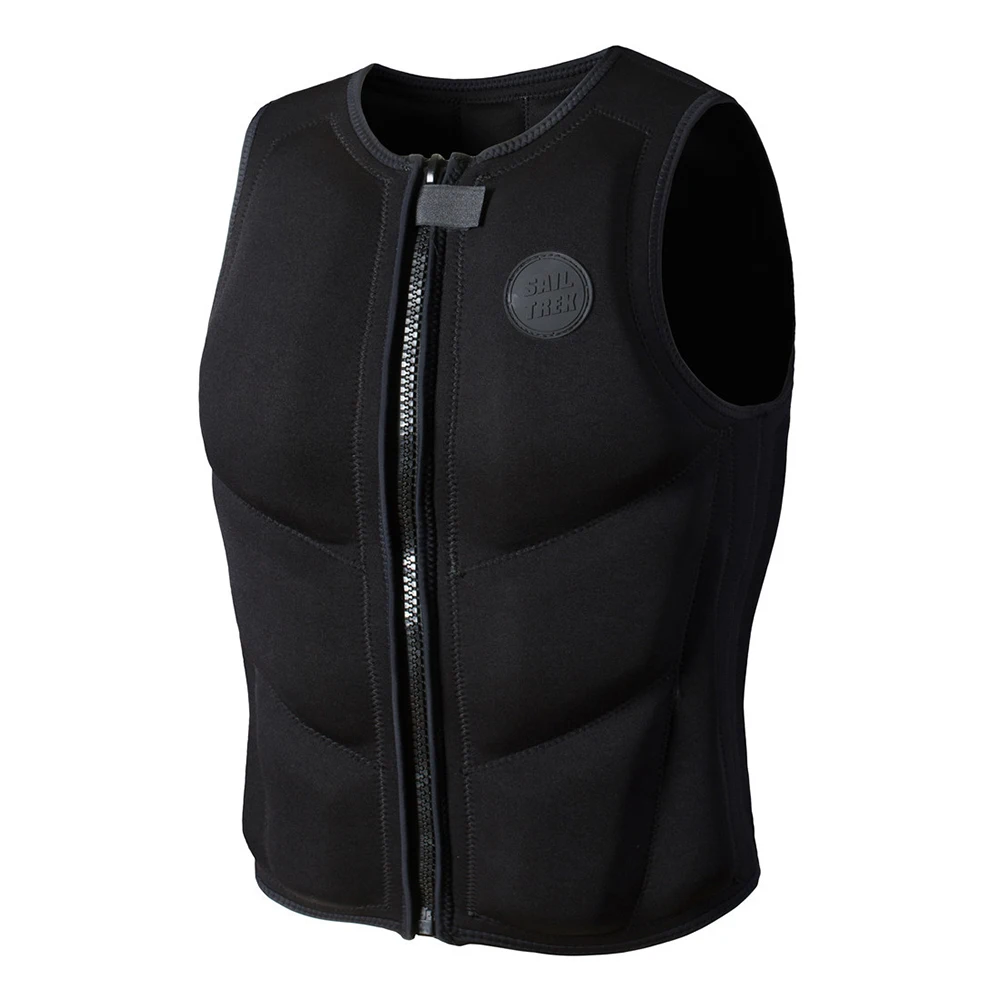 Schwimmweste Jet Ski Schwimmweste Jet Pilot für Männer Erwachsene Comp Weste Aufpralls chutz Rettungs weste Neopren PVC Image