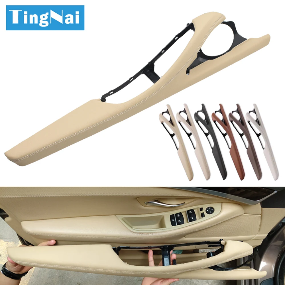 LHD RHD Innentür-Armlehne, Leder-Außenrahmen, Unterstützung für BMW 5er F10 F11 F18 520 523 525 528 530 535 Image
