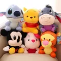 10Cm Nette Disney Anhänger Mickey Maus Stich Minnie Winnie The Pooh Cartoon Spielzeug Puppen Kind